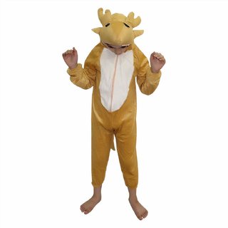                       Kaku Fancy Dresses Deer Wild Animal Costume -Brown, for Boys  Girls                                              