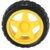 DC Gear Motor Tire Wheel for Arduino DC 3V-6V Robot,Smart Car DIY Project(Yellow)