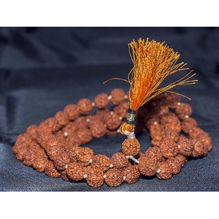                       Original Nepal Rudraksha Mala (108 Rudraksha Beads)-Unisex Daily Wear mala Or Japa Mala                                              