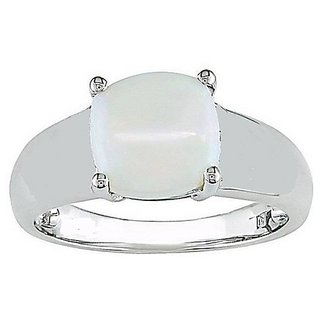                       Original Stone Opal Ring  Natural Opal Silver Plated For Astrological Purpose By CEYLONMINE                                              