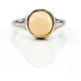                       Precious Stone Opal Ring Original & Lab Certified Stone Opal Ring By CEYLONMINE                                              