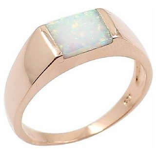                       Certified Stone Opal Ring Original & Unheated Opal Gold Plated Ring(Adjustable Ring) BY CEYLONMINE                                              