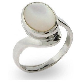                       Opal Stone Ring Precious  Original Gemstone Opal Silver Plated Ring For Astrological Purpose By CEYLONMINE                                              