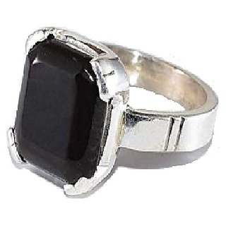                       Certified Stone Sulemani Hakik Silver Plated Ring For Astrological Purpose By CEYLONMINE                                              