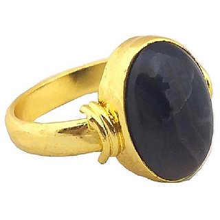                       Semi- Precious Stone Agate Ring Gold Plated  Original & lab Certified Stone Sulemani Hakik Ring BY CEYLONMINE                                              