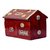 (ORIONS) Wooden Money Bank for Kids (Red Color) with Lock
