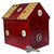 (ORIONS) Wooden Money Bank for Kids (Red Color) with Lock