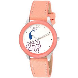                       MultiColour Leather Strap PartyWear+Casual+Formal Combo Of 3 Watch                                              