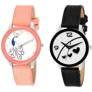                       New Fashion Lifestyle Queen Analog Watch Sett Of Two For Girls and Women 022 Watch                                              