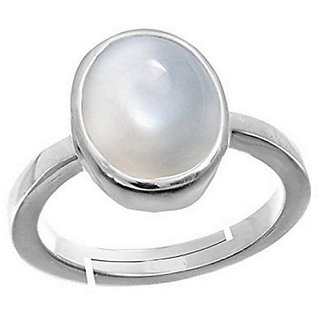                       7.25 Ratti Natural Opal ring  Silver Plated By CEYLONMINE                                              