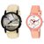 stylish multicolor leather strap party wear + formal + casual combo sett of two for boys and girls 014 Watch