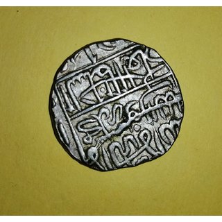 jalal ed-din Mohammed Akbar Badshah Ghazi king urdu Ancient Indian  Token silver