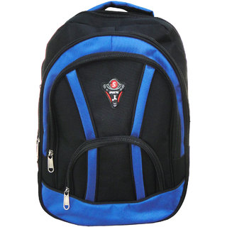 Strong Blue-Black School Bag for Boys  Girls