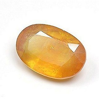                       Unheated  Natural Yellow sapphire/Pukhraj Ring 6.25 ratti Natural Stone Pukhraj Gemstone By CEYLONMINE                                              