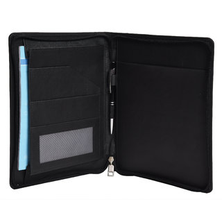 Buy Ft Genuine Leather Black Color Formal Document File Folder For Men ...