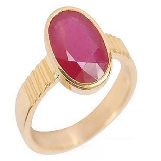                       Precious & Natural 6.25 Carat Ruby Gemstone Ring Original & Certified Stone Ring For Astrological Purpose By CEYLONMINE                                              
