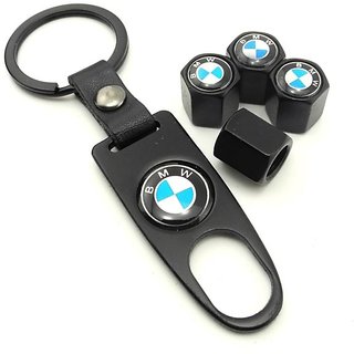Buy DY 4 PCs Car Tire Valve Stem Wheel Air Caps Cover Keychain Set