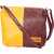 Malia Yellow  Brown Sling Bag