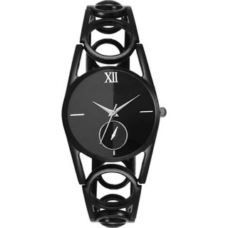                       HRV women black chain stil watch                                              