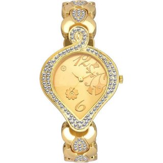                       HRV women gold stil watch                                              