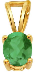 Original Emerald/Panna Pendant Gold Plated Unheated  Untreated Emerald Pendant By CEYLONMINE