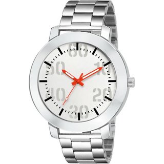                       HRV men silver white metal watch                                              