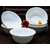 Pinetree Ventures Designer OPALWARE Medium Serving Bowls Set of 6 White 210ml