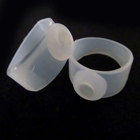 1 Pair  2pcs Silicone Foot Massage Magnetic Toe Ring Care Fat Weight Loss Health tool
