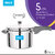 Onix OPC 501 5 L Pressure Cooker with Induction Base (Aluminium)