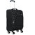 Timus Estonia 55 CM 8 Wheels Strolley Suitcase For Travel Cabin Luggage Trolley Bag (Black)