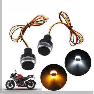 Buy Motorcycle Handle Bar Side Lights Suitable For All Bikes And