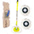 Universal Home Cleaning Spin Mop With 2 refill(Multicolour)