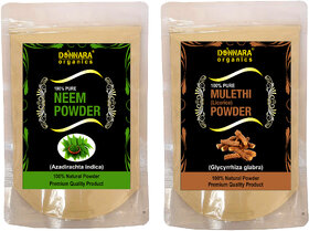Donnara Organics 100% Pure Neem Powder Face Pack