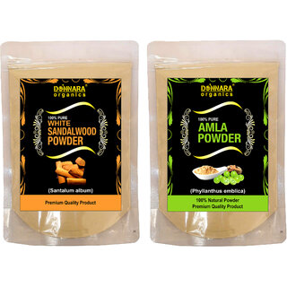                       Donnara Organics 100% Pure White Sandalwood Powder Face Pack                                              