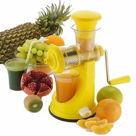 Plastic Manual Fruits and Vegetable Juicer with Steel Handle