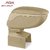 Auto Addict Car Armrest Console Beige Color For Ford Fiesta