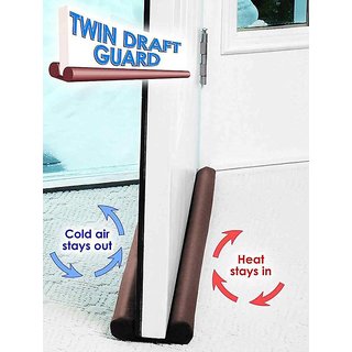 House of Quirk Twin Door Draft Guard. Stop Unwanted light and Stop Twin Door Guard