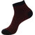 Balenzia Men's 1X1 Ankle Socks- Pack of 3(Black, Navy, L. Grey)
