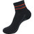 Balenzia Men's Cushioned High Ankle Sports Socks- Black,L.Grey, D.Grey( Pack of 3)