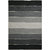 PEQURA Grey Woollen Stripes Patterned Hand Woven Carpet