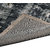 PEQURA Grey Viscose Abstract Patterned Hand Woven Carpet