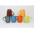 Ceramic Coffee/Tea/Milk Mug Set of 6 - Black Matt Inside Colour