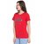 Trendey Tiska Casual Half Sleeve Solid T-shirt For Women