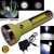 2in1 2 Mode Rechargeable Waterproof Long Beam Flashlight LED Torch Table Lamp Searchlight Outdoor/Emergency Light 9W