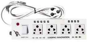 Metal Extension Boards Cords 6AMP Electric Board Power Strip Surge Protector Multi Sockets Multiplug