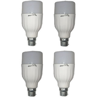                       LED Bulb (Pack of 4) Orbit 9 Watt White Bullet Series LED Bulb B22 Cap                                              