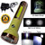 2in1 200 Meter Waterproof Chargeable 2 Mode LED Table Lamp Flashlight Torch Outdoor Lamp Searchlight Emergency Light 9W