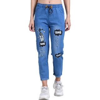 printed jeans for womens online