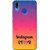 Cellmate Instagram Digital UV Printed Designer Soft Silicone Mobile Back Case Cover For Vivo Y91