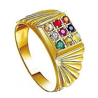                      Navratan Ring Natural  unheated gems ring by Ceylonmine                                              